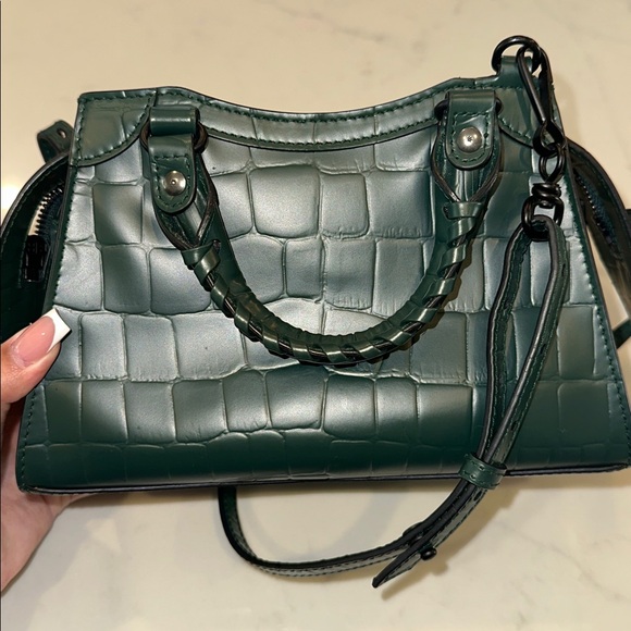 Balenciaga Neo Classic Dark Green Croc Embossed - Picture 3 of 9